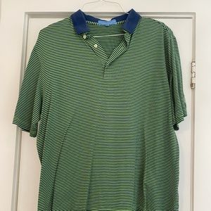 Fairway & Greene, Striped Performance Golf Polo